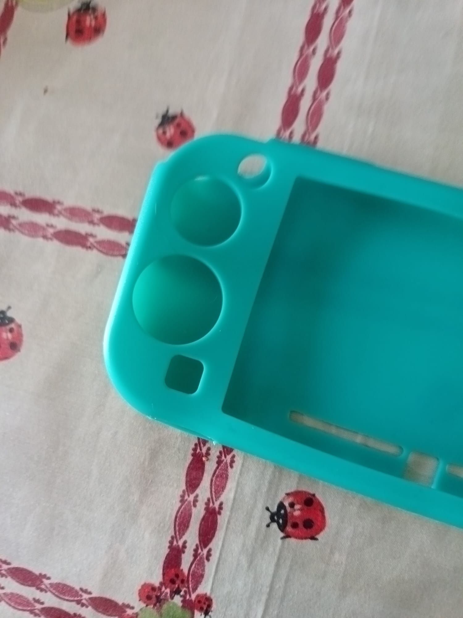 Capa silicone verde para nintendo switch lite