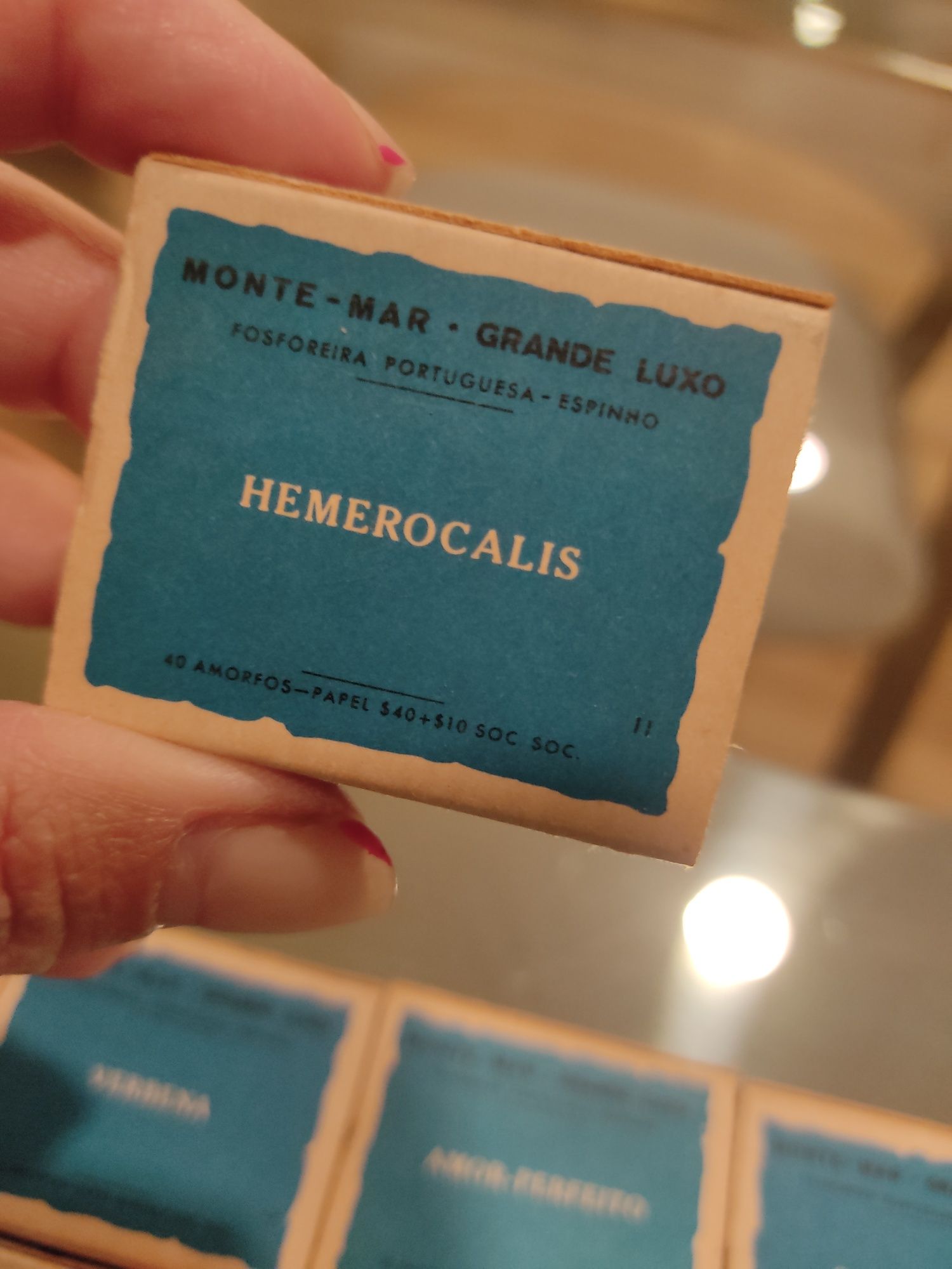 Coleção de caixa de fósforos