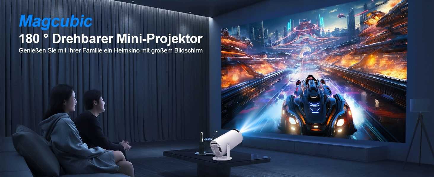 Projektor 4K rzutnik  ,WiFi6 Bluetooth 5.0 jak za darmo