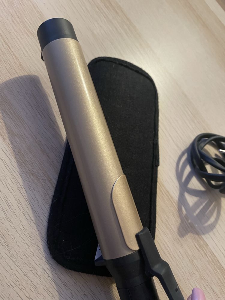 Lokówka BaByliss złota, duże loki, na dlugie włosy