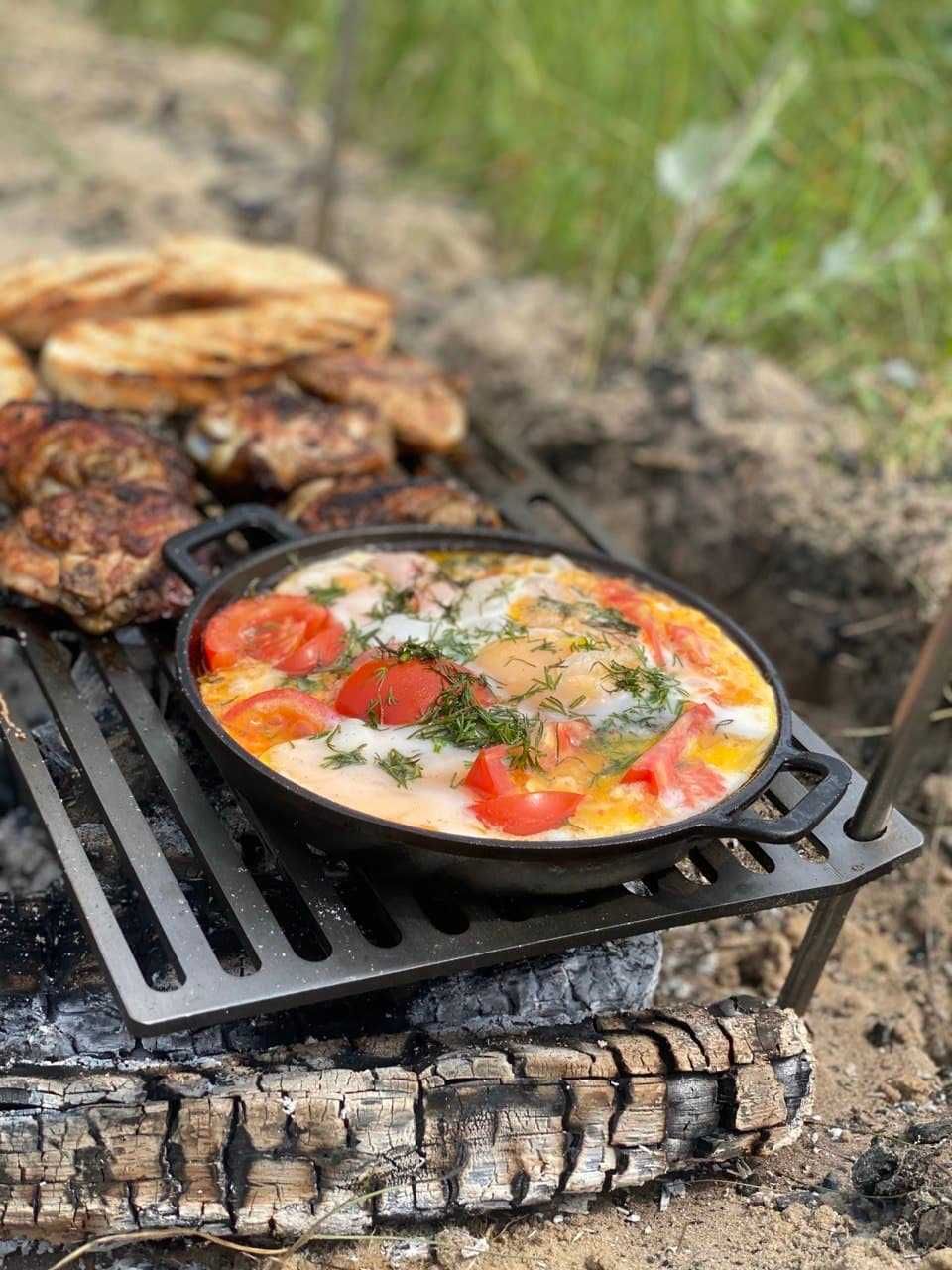 Портативный гриль BBQ "Дача" (решетка гриль)