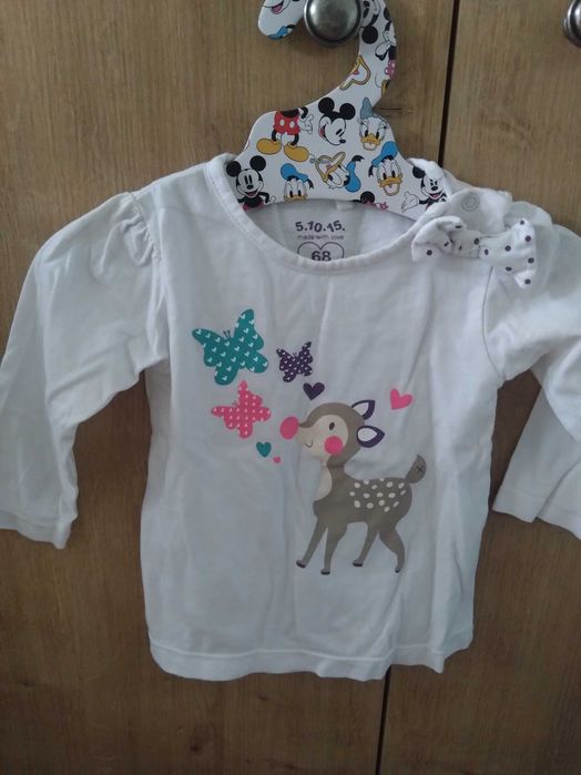 Komplet bluzek długi rękaw 68 5.10.15