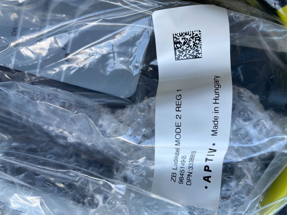 Carregador eletrico automóvel tipo 2 - Cabo novo na embalagem selado