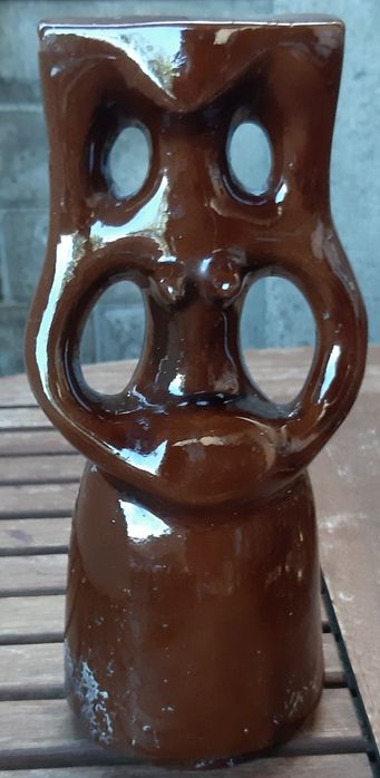 Karolinka,  ceramiczny świecznik łysa Góra