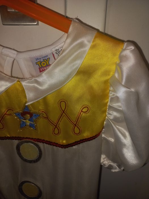 Strój karnawałowy 122/128 przebranie Jessie Toy Story + kapelusz
