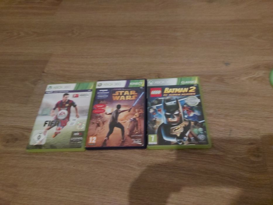 Xbox360 + 1 pad zasilacz i 3 gry.