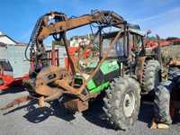 Trator Deutz Agrofarm 100 c/ Grua + Reboque