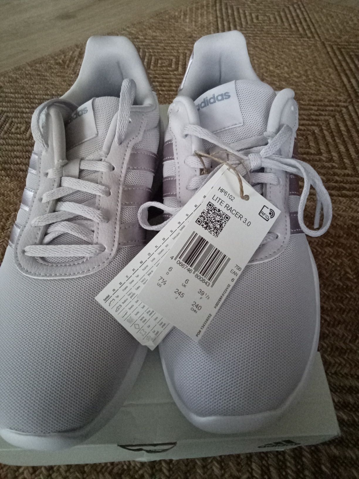 Adidas Lite Racer 3.0 rozmiar 39 i 1/3