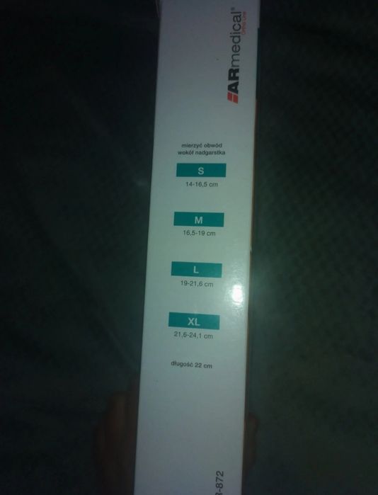 Orteza nadgarstka krótka