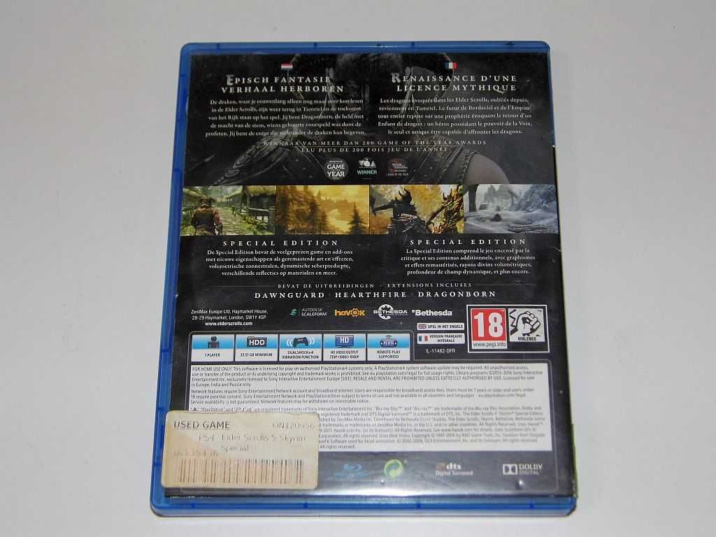Gra oryginalna na PS4 The Elder Scrolls V  Skyrim Special Edition