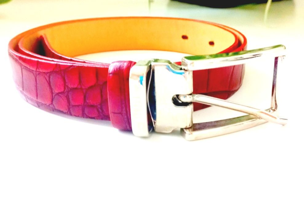 Pasek Simple skórzany damski 80 cm