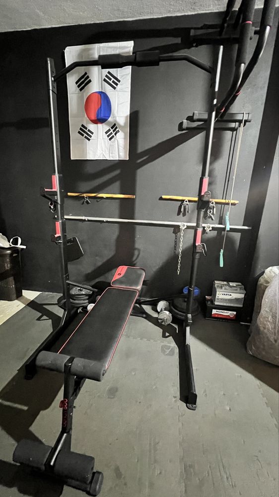 Rack powerift musculaçao como novo decathlon