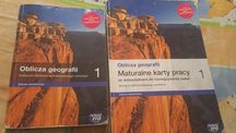 Zestaw Oblicza geografii 1 zakres rozszerzony podręcznik i karty pracy