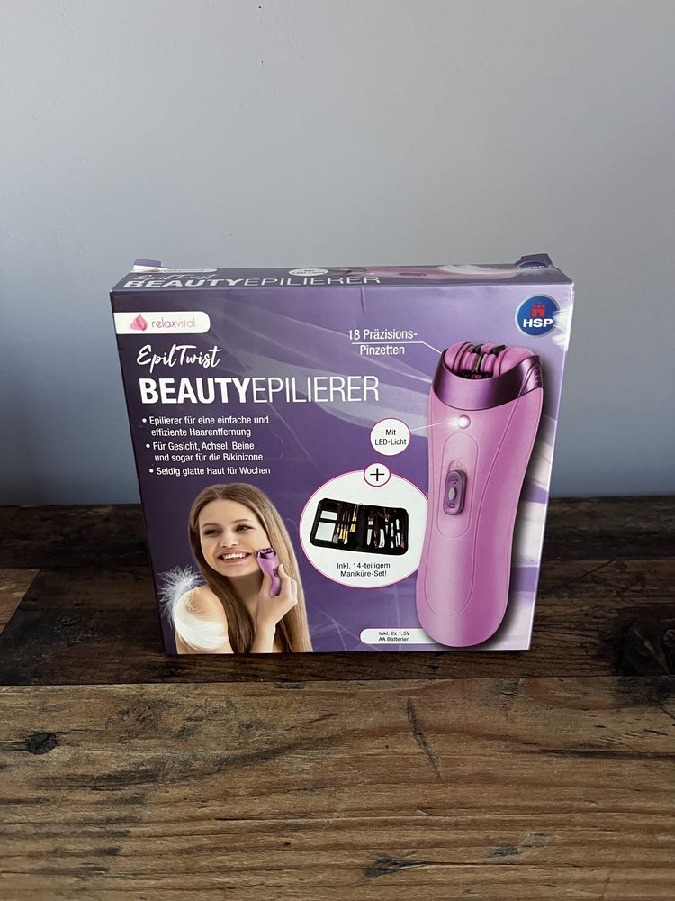 Precyzyjny Depilator diamentowy RelaxVital + Zestaw MANICURE