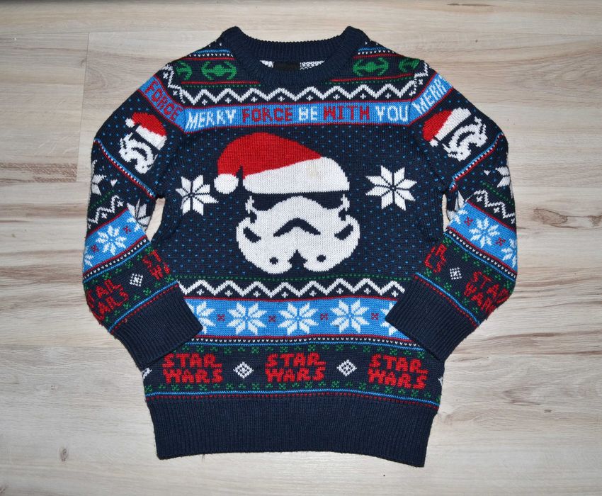 373* Star Wars Świąteczny sweter anakin 6/7 lat_ 116/122 cm