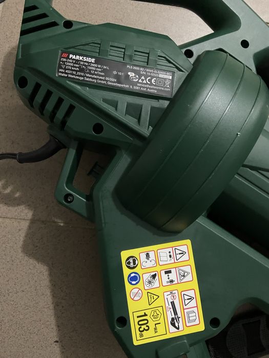 Dmuchawa do liści/śniegu Parkside.JAK NOWA