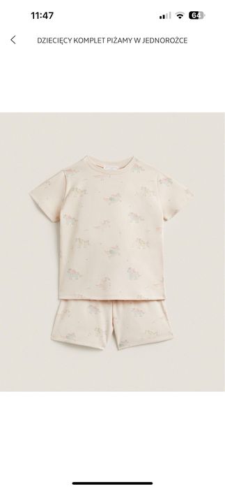 Piżama Zara Home rozmiar 2-3 lata