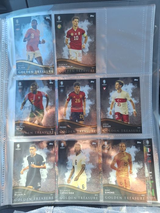 Coleção topps euro 2024 GOLDEN TREASURE