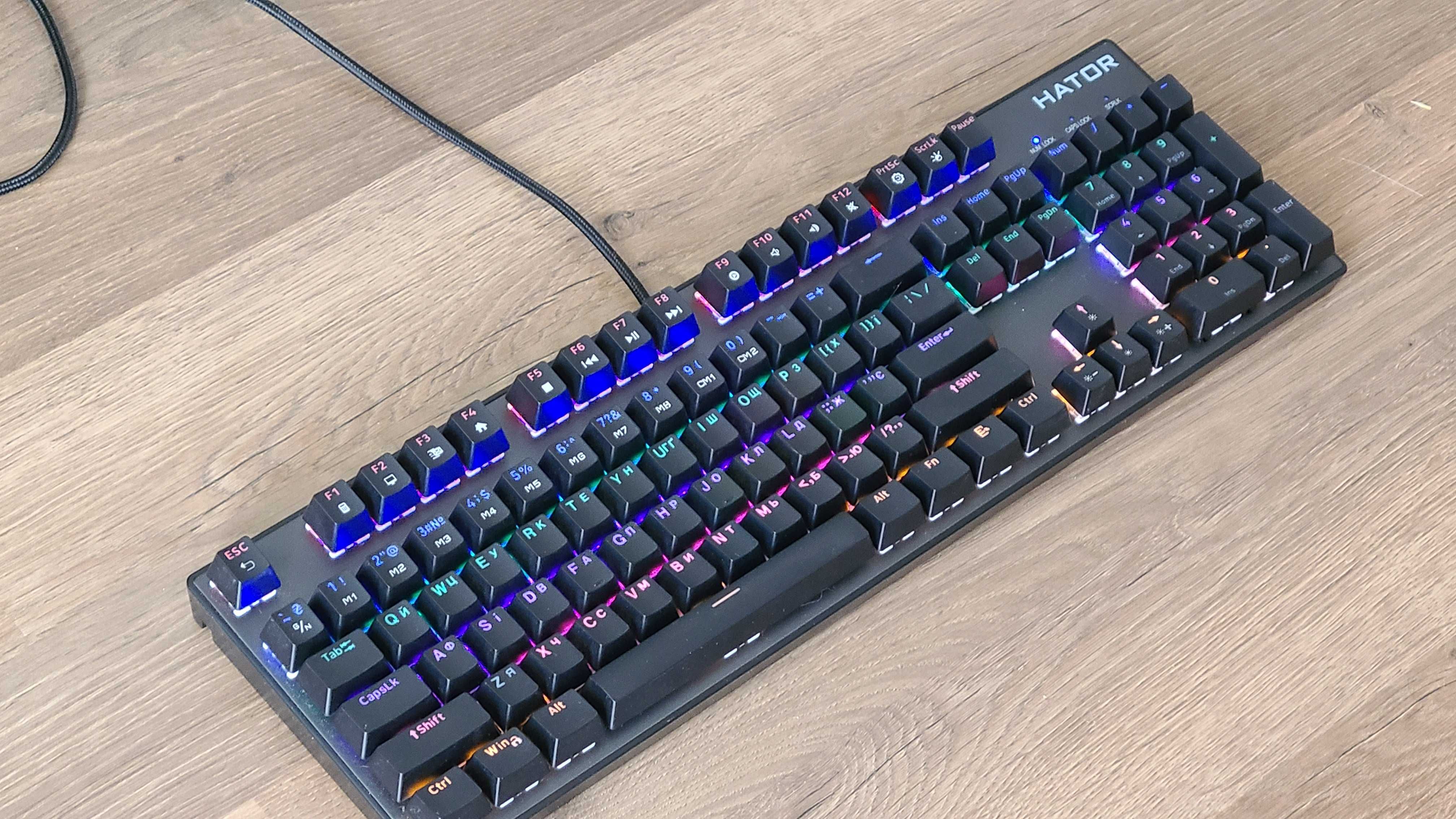 Механічна клавіатура Hator Starfall Rainbow Origin Red