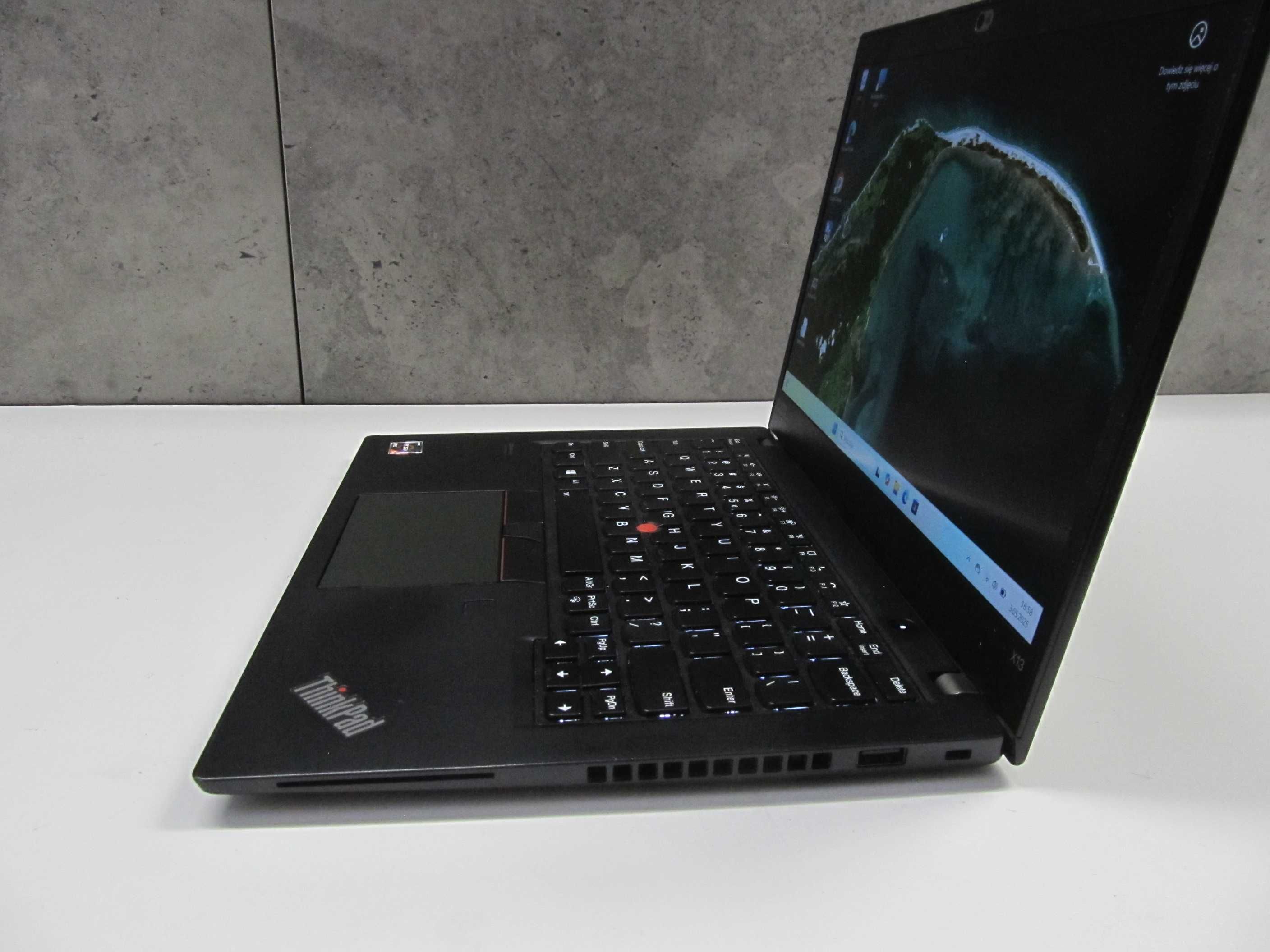 MOCNY Lenovo ThinkPad X13 Ryzen 5 Pro 4650U 12x4.0GHz 8GB dysk 256SSD