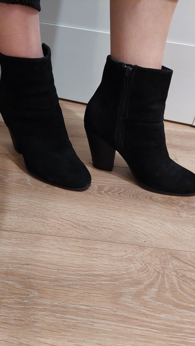botki skórzane Nine West r. 39