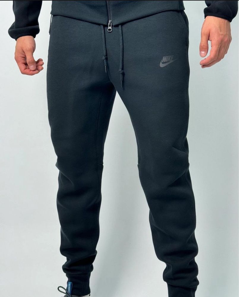 ОРИГІНАЛ | Костюм Nike Tech Fleece Black, теч флис кофта штаны