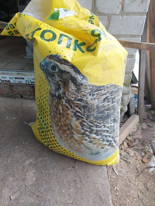 Помет перепелиный,удобрение.