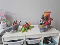 Fisher price -Zabawki statek piracki l, rekin, krokodyl