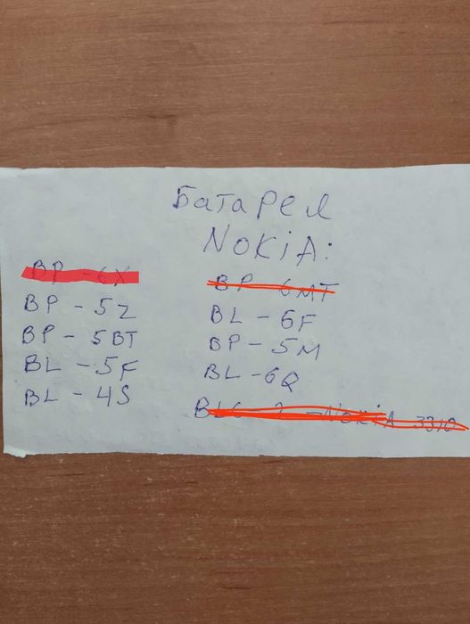 Батарея Nokia Samsung Lg Motorola Sony Ericson Siemens