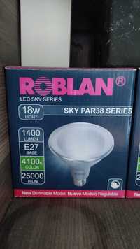 Lampadas Led 18W 4100K E27 Dimáveis- ROBLAN