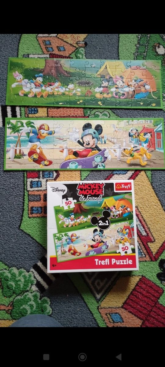 Puzzle Trefl Myszka Miki i Przyjaciele 2w1 50 szt 4+