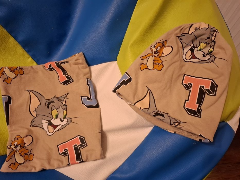 Komplet czapka i komin