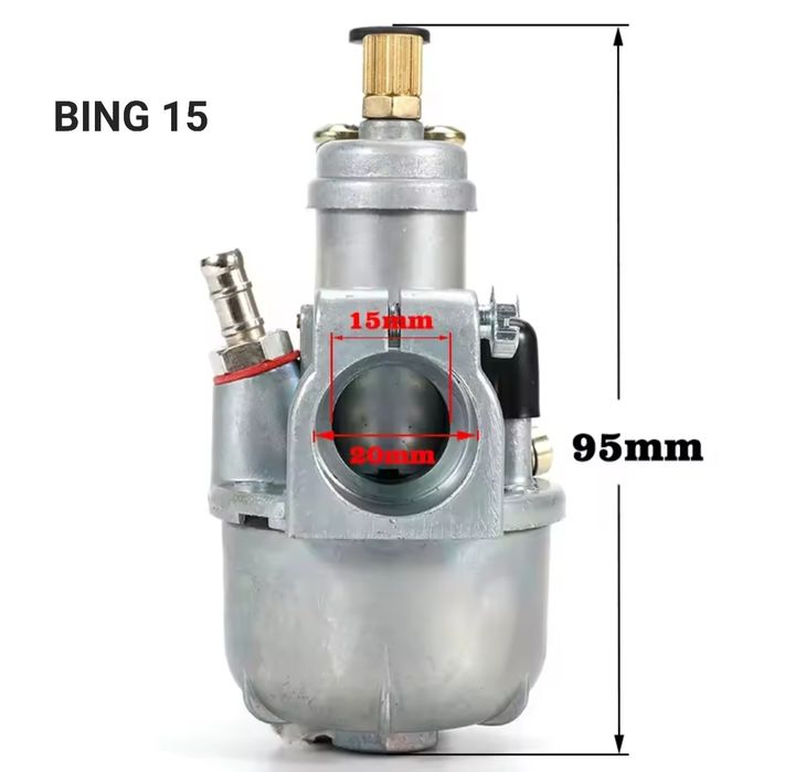 Carburador Tipo BING 12/15/17- NOVO