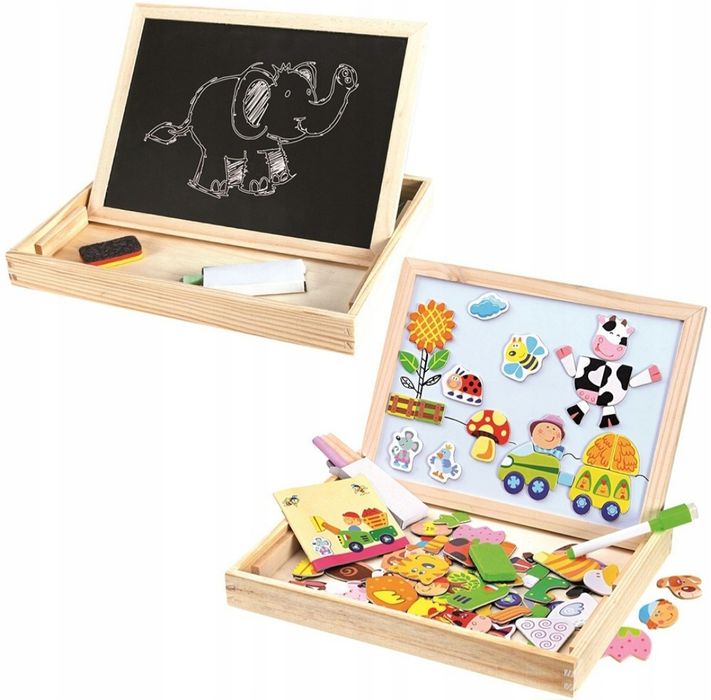 Tablica dwustronna z magnesami