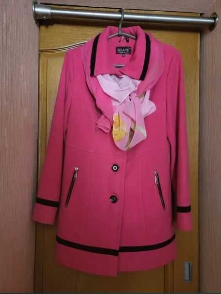 Кашемировое пальто на размер М-Л, 46-48 или даже 50, кардиган, куртка