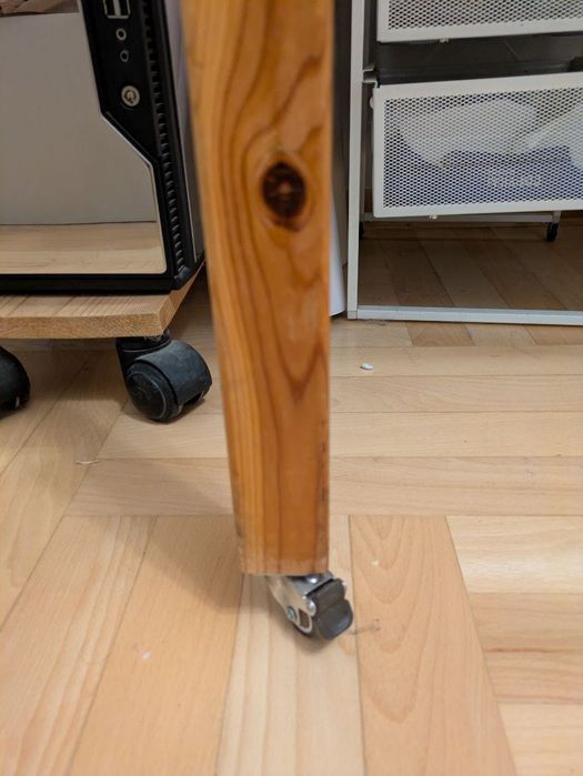 Biurko IKEA z litego drewna