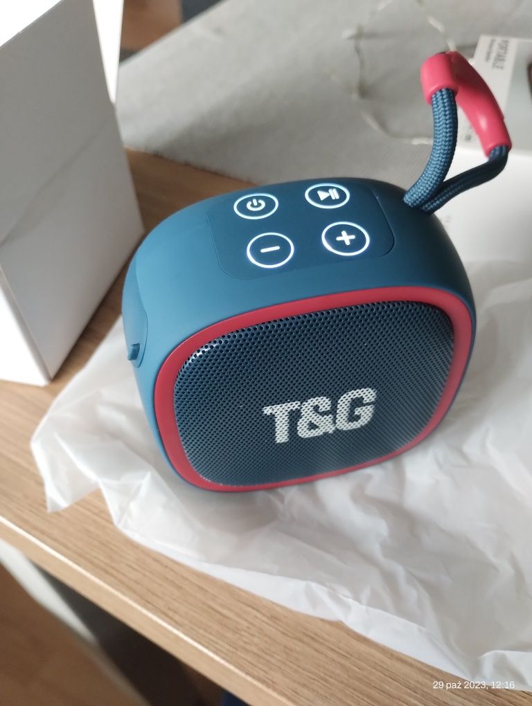 Głośnik bluetooth T&G 659. Nowy!