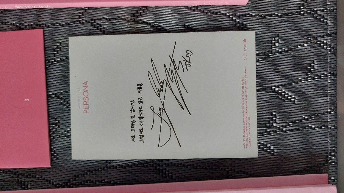 Album BTS Map of the soul persona version 03