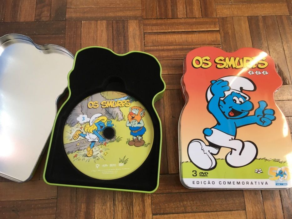 Coleção Smurfs 1 e 2 (1+2+3+a+5+6) Ed. Especial 50 Anos (DVD-Vídeo)