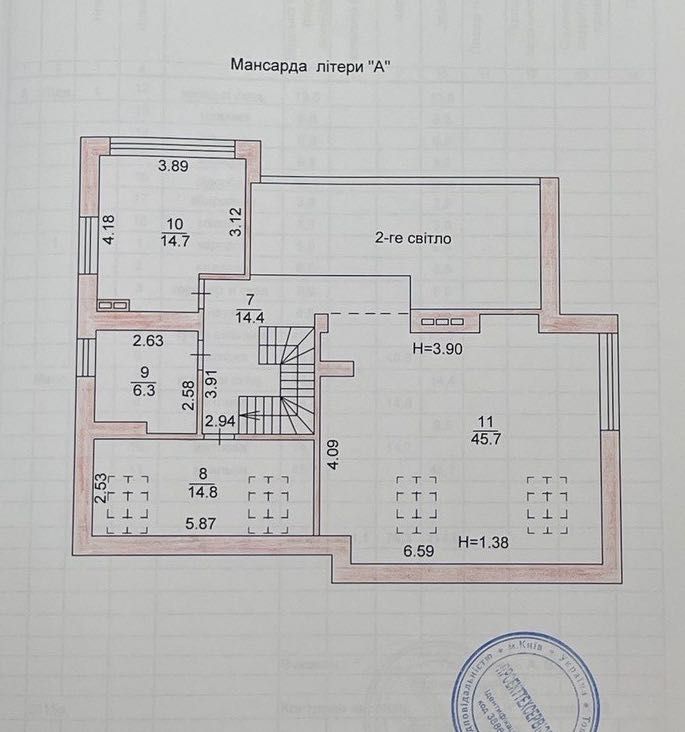 Будинок 340 м² з ремонтом в стилі LOFT, БОМБОСХОВИЩЕ + САУНА