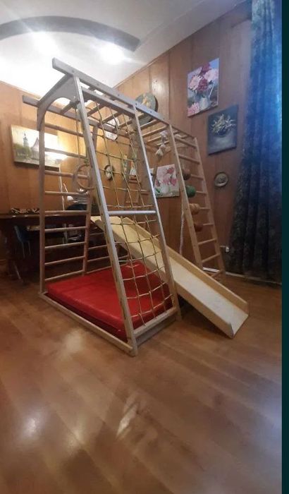 Дитячий спортивний комплекс.Спортивний дитячій куток, спортивна горка