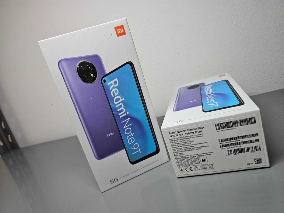 Новий Смартфон Xiaomi Redmi Note 9T 4/128Gb Black (Global Version)