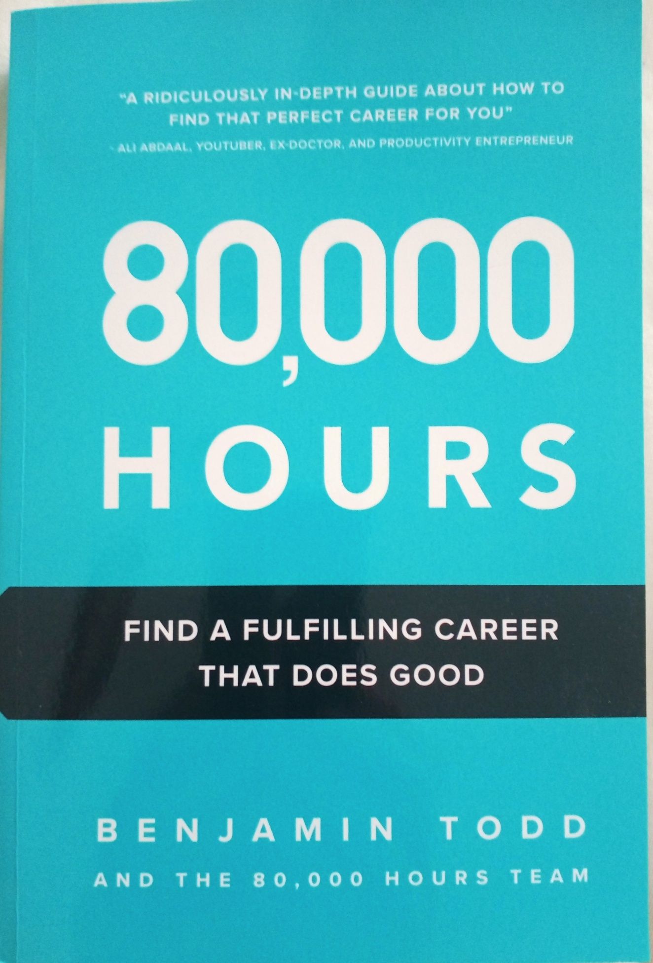 80,000 Hours: Find a fulfilling career that does good. : Todd ...