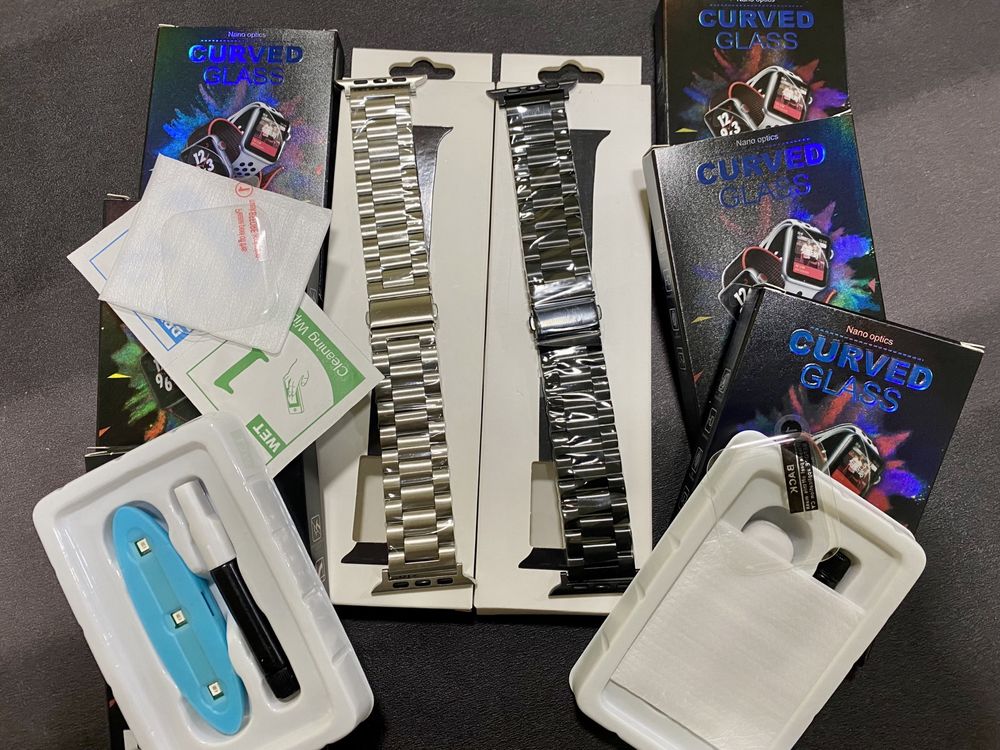 Kit Película Bracelete/Pulseira - Apple Watch 1/2/3/4/5/6/SE/7/8/9/Ultra