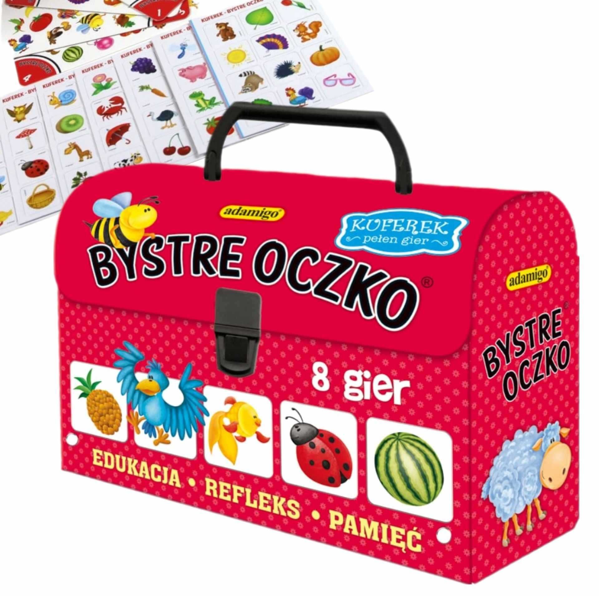 Gra Edukacyjna Kuferek Bystre Oczko Adamigo