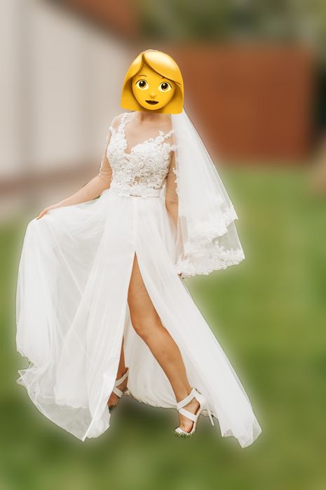 Весільня сукня біла