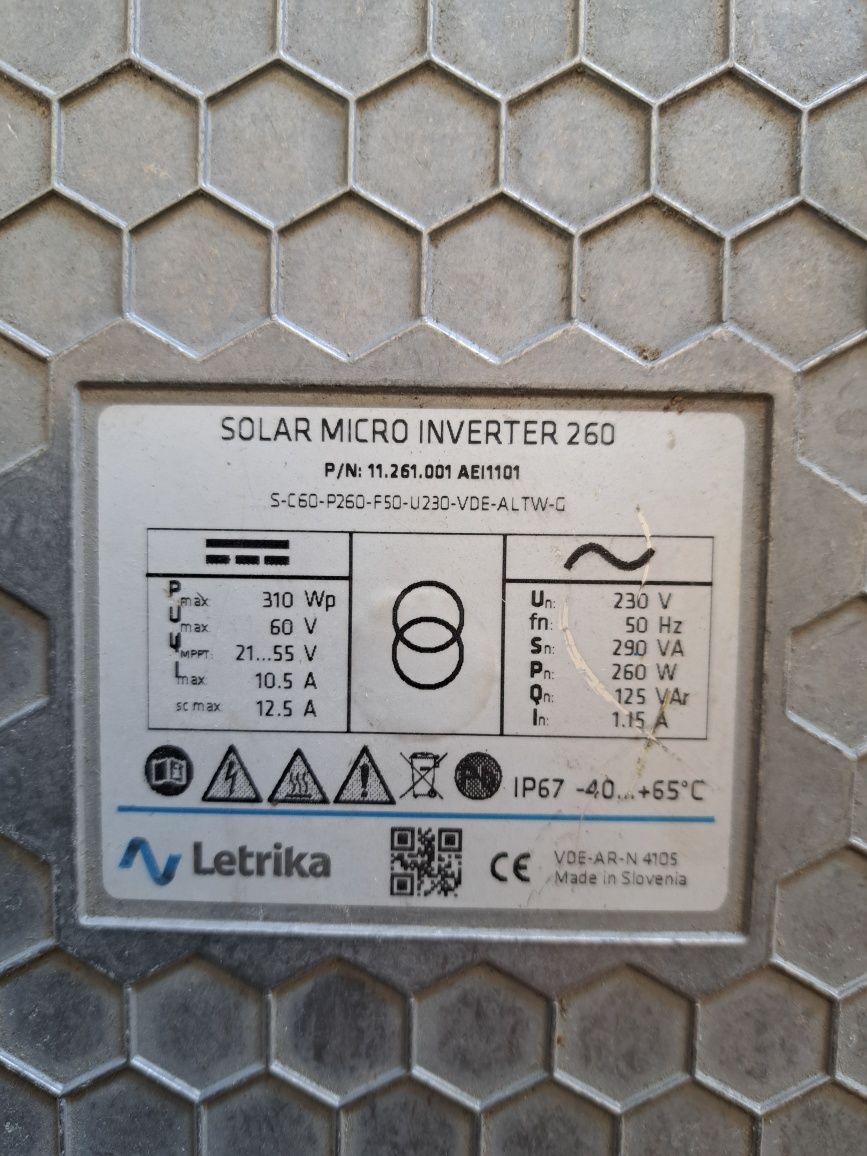Letrika Microinverter x3 szt. uzywany mikroinwerter