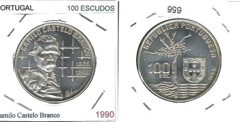 Camilo Castelo Branco - - - 100$00 - 1990 - - - - - Moeda