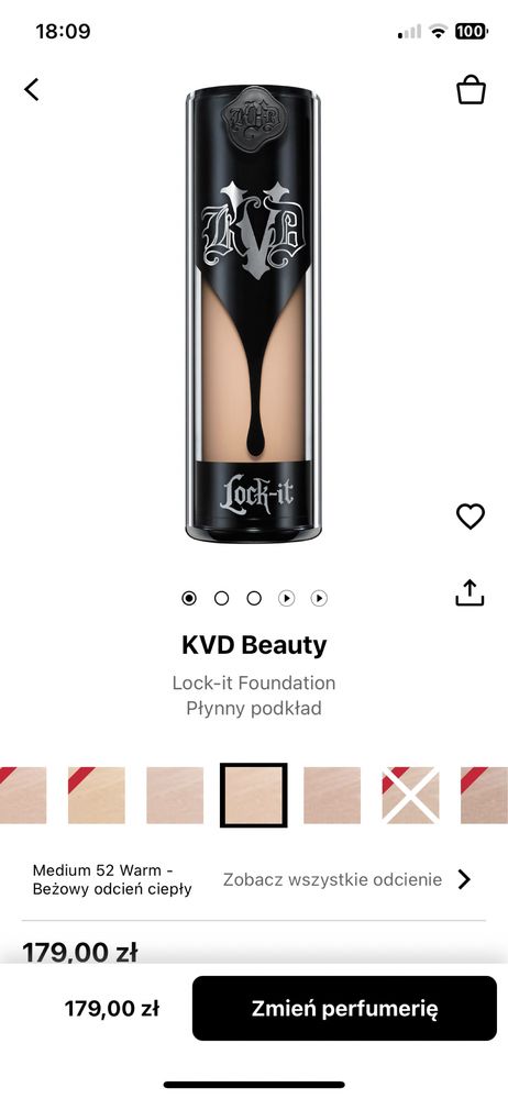 Nowy podkład KVD beauty z sephora