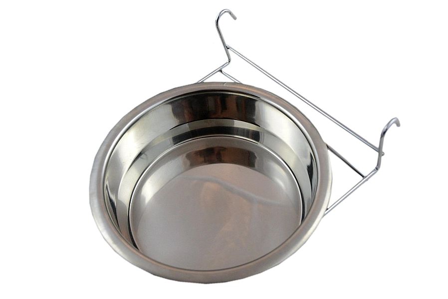 Miska zawieszana do klatki kojca woliery 1,8L